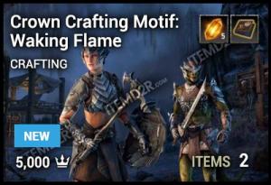 Crown Crafting Motif: Waking Flame