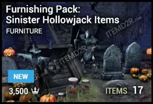 Furnishing Pack: Sinister Hollowjack Items