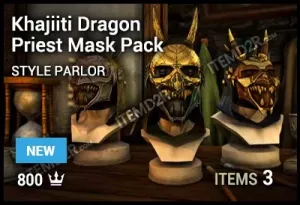 Khajiiti Dragon Priest Mask Pack