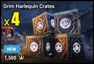 Grim Harlequin Crates x 4