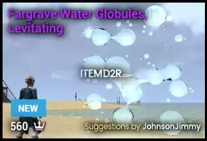 Fargrave Water Globules, Levitating