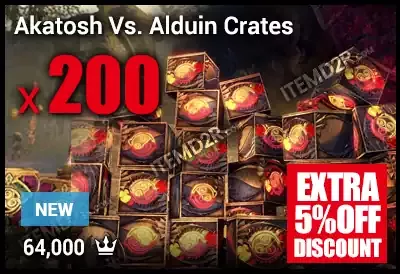 Akatosh Vs. Alduin Crates x 200