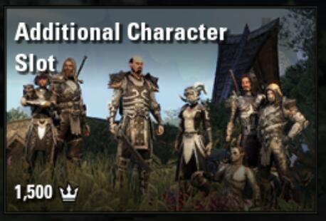 Additional Character Slot