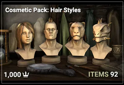 Cosmetic Pack: Hair Styles