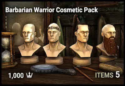 Barbarian Warrior Cosmetic Pack