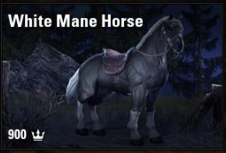 White Mane Horse