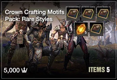 Crown Crafting Motifs Pack: Rare Styles