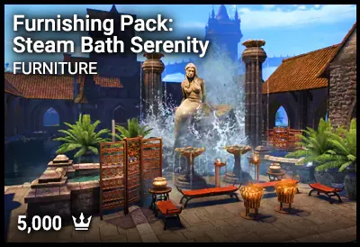 Furnishing Pack: Steam Bath Serenity