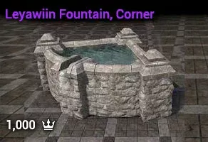 Leyawiin Fountain, Corner