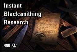 Instant Blacksmithing Research