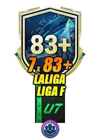 83+ x7 LALIGA or Liga F Upgrade