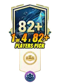 82+ 1 of 4 Player Pick