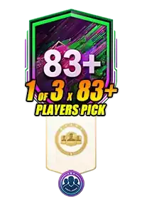 83+ 1 of 3 Player Pick 3450 FC 25 Coins