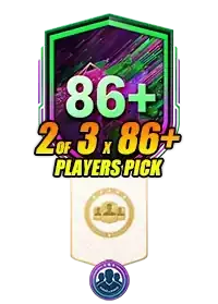 86+ 2 of 3 Player Pick
