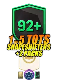 92+ 1 of 5 TOTS or Shapeshifters Player Pick