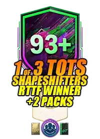 93+ 1 of 3 TOTS, SS or RTTF Winner Player Pick