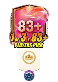 83+ 1 of 3 Player Pick 3100 FC 25 Coins
