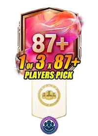 87+ 1 of 3 Player Pick