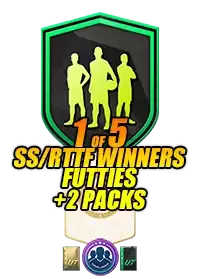 1 of 5 SS, RTTF Winners, FUTTIES T1/T2 Player Pick
