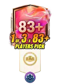 83+ 1 of 3 Player Pick