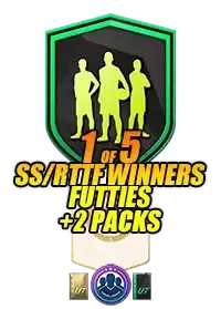 1 of 5 SS, RTTF Winners, FUTTIES T1/T2/T3 Player Pick