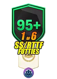 95+ 1 of 6 Shapeshifters, RTTF Winners, FUTTIES Player Pick