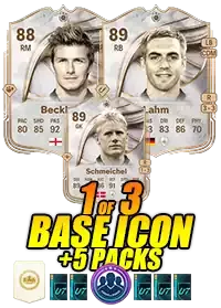 Base Icon Matchday Pick(Schmeichel Beckham Lahm)
