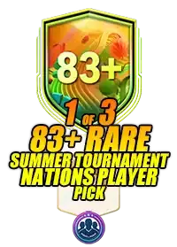 1 of 3 83+ Summer Tournament Nations Player Pick