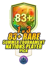 1 of 3 83+ Summer Tournament Nations Player Pick