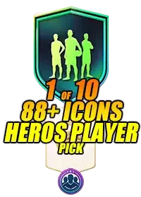 1 of 10 88+ Historical Player Pick