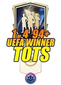 1 of 4 94+ UEFA Winners & TOTS Player Pick
