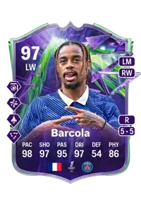 Bradley Barcola 11330000 FC 27 Coins