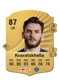 Khvicha Kvaratskhelia 60255 FC 26 Coins