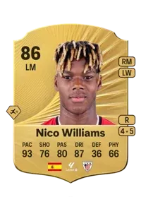 Nico Williams 119480 FC 26 Coins
