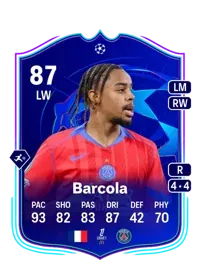 Bradley Barcola 556200 FC 26 Coins