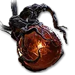Revered Resin Amber Amulet